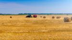 Baling hay with Nokian Tyres CT floation tires