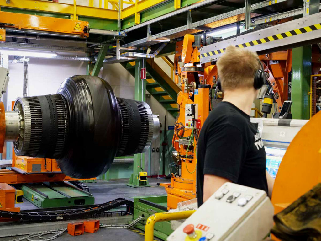 Nokian Heavy Tyres production