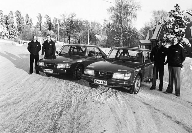 Test drive crew at Nokia test centre.