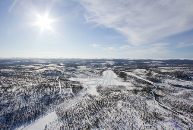The testing of winter tyres is focused on the company's own, unique testing centre in Ivalo.