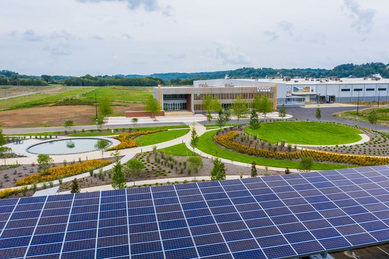 Dayton tire factory solar panels